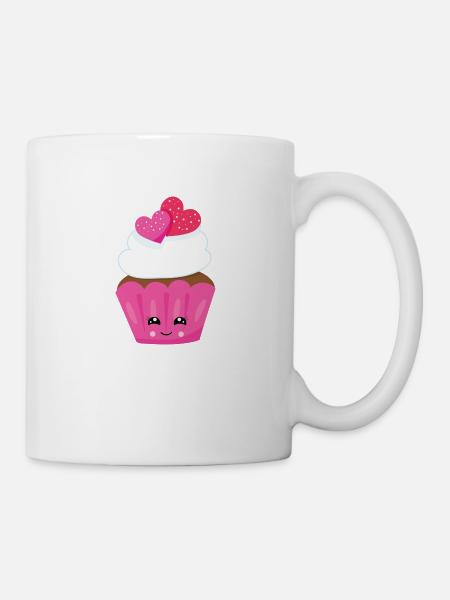 cupcake - Tasse - Weiß