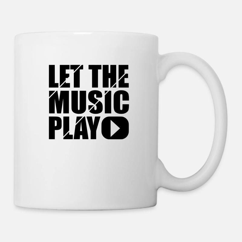 let the music play - Mug blanc - blanc