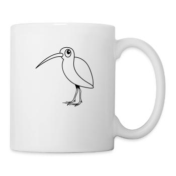 Bécassine des oiseaux design drôle mignon animal - Mug blanc - blanc - Droite