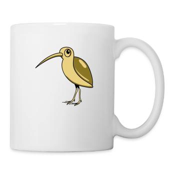 Bécassine des oiseaux design drôle mignon animal - Mug blanc - blanc - Droite