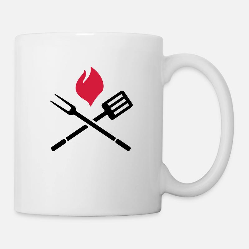 Grillen - Tasse - Weiß