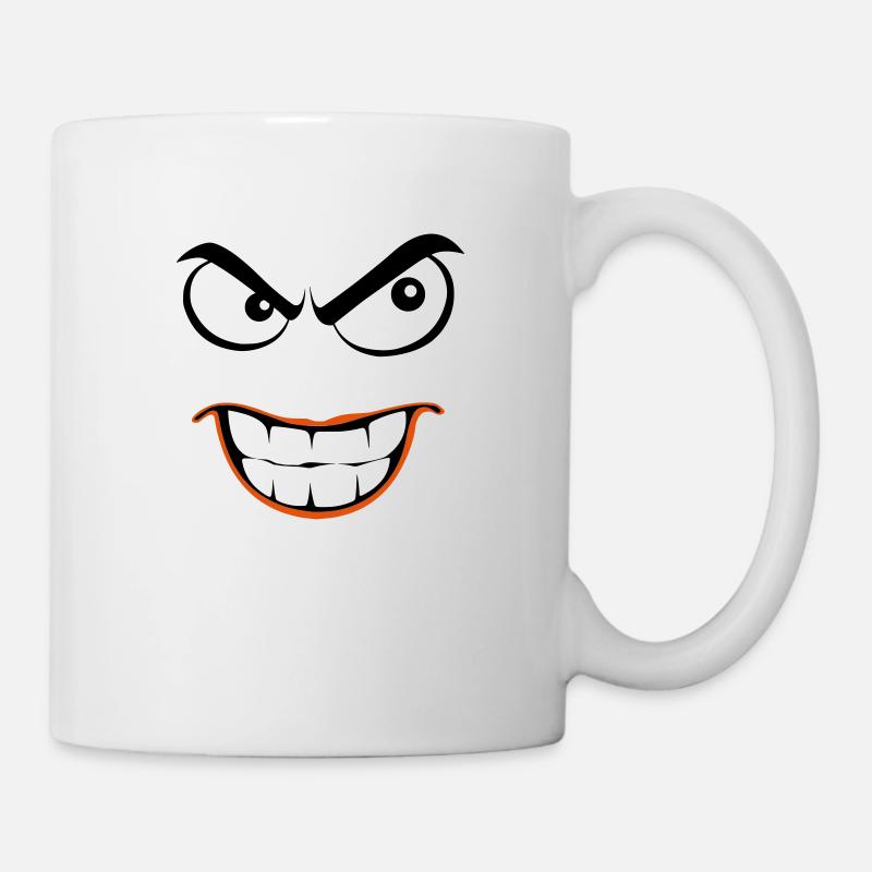 smiley evil - Mug - white