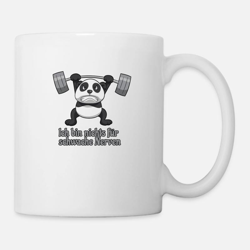 Panda Gym - Tasse - Weiß
