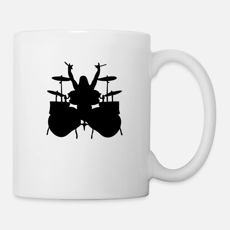 drummer - Tasse - Weiß
