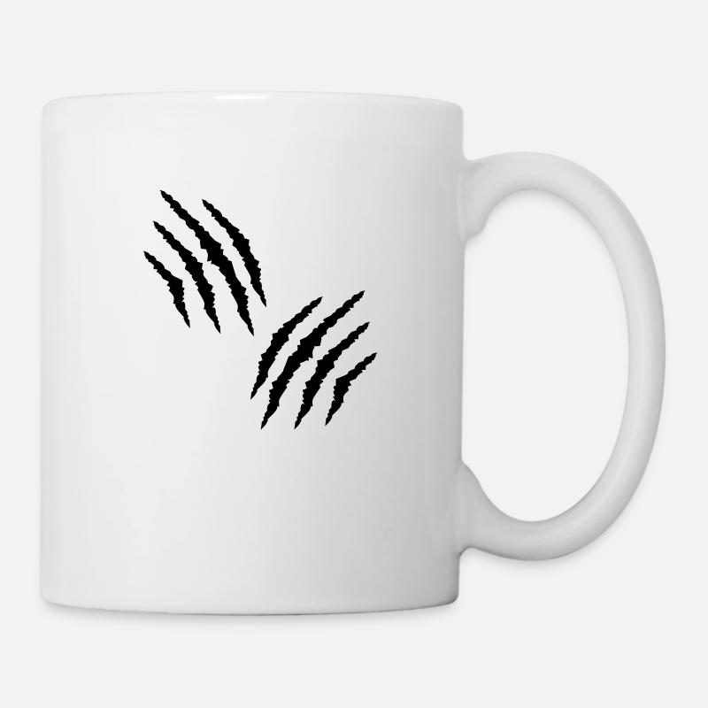 Kratzer - Tasse - Weiß