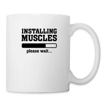 Installing Muscles - Mug - white - Right