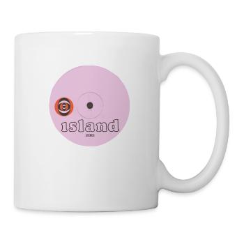 island pink label1 - Tasse - Weiß - Rechts