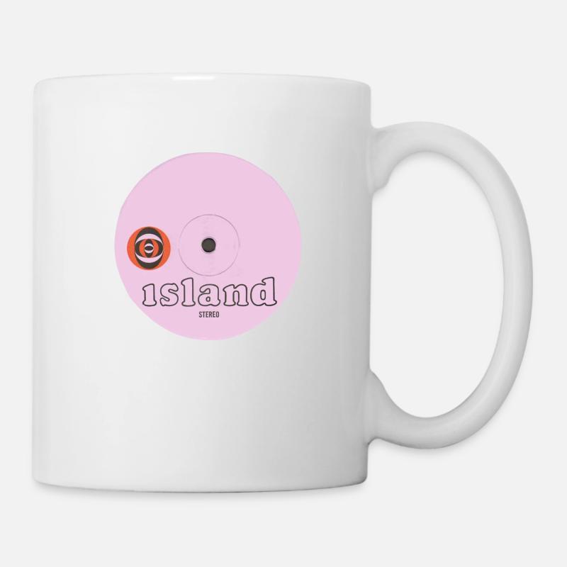 island pink label1 - Tasse - Weiß