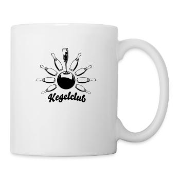 kegelclub - Tasse - Weiß - Rechts