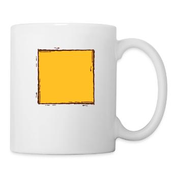 Brush frame lines - Mug - white - Right