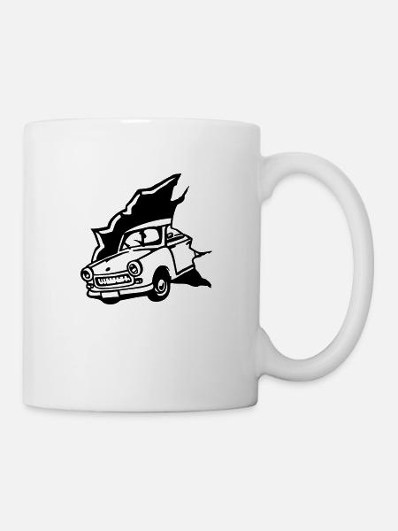 trabi - Tasse - Weiß