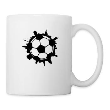 Skyline Leipzig Ball - Tasse - Weiß - Rechts