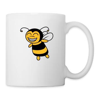 Niedliche Kleine Biene - Tasse - Weiß - Rechts