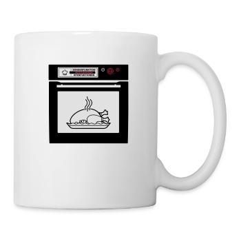 Braten in der Röhre (Schwangerschaft) - Tasse - Weiß - Rechts