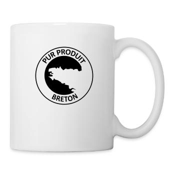 Pur Produit Breton - Mug blanc - blanc - Droite
