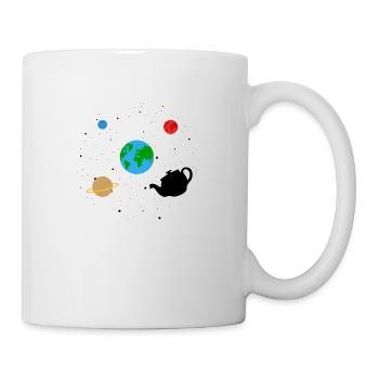 Russell's Teapot Atheism No God T-Shirt - Mug - white - Right