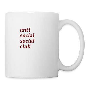 anti social social club - Mug - white - Right