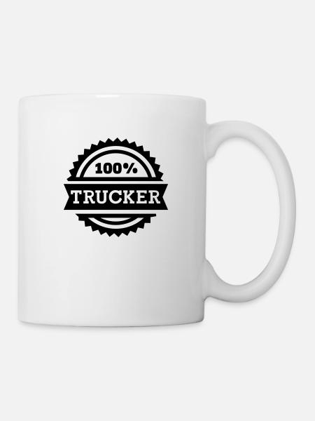 Trucker - Tasse - Weiß