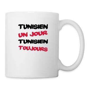 TUNISIEN un jour... - Tasse - Weiß - Rechts