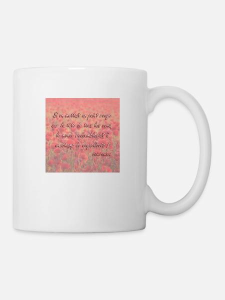 Champs de coquelicots - Mug blanc - blanc