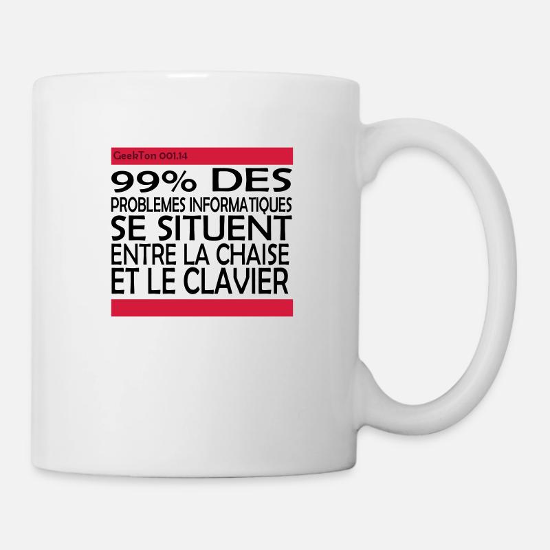 (14_99pourcent) - Mug blanc - blanc