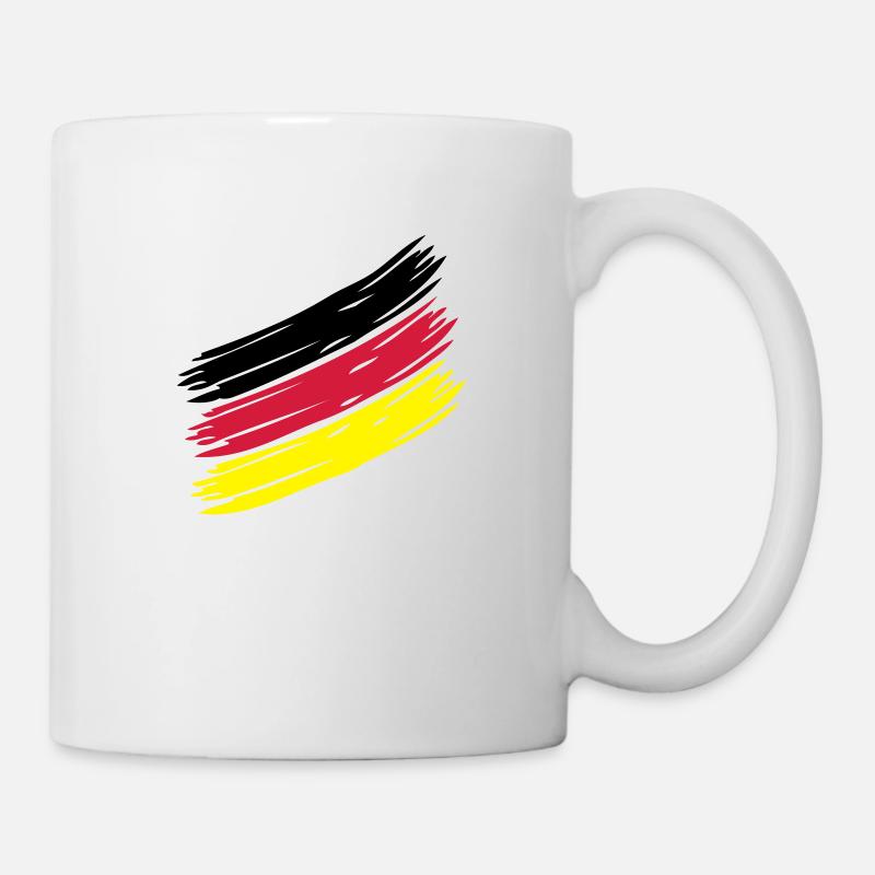Nation Stripes - Design ur own! German Sample - Mug - white