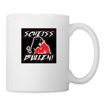Scheiss Bullen Football Fanshirt - Mug - white - Right