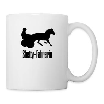 Shetty-Fahrerin Minitraber Shettytraber - Tasse - Weiß - Rechts