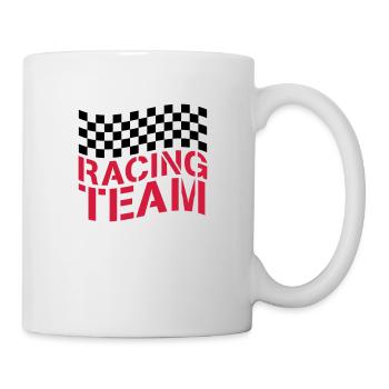 Conception de drapeau Racing Team - Mug blanc - blanc - Droite