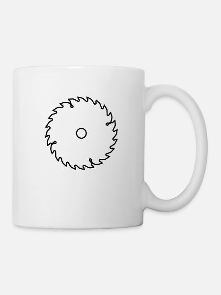 Sägeblatt - hacksaw blade - Tasse - Weiß