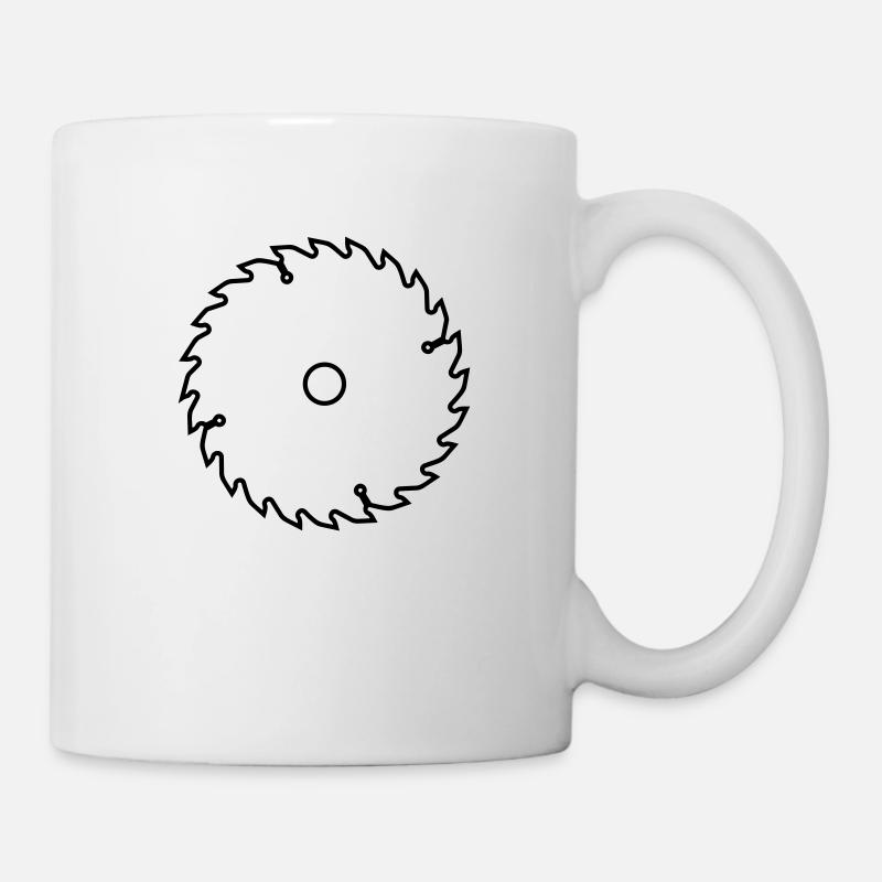 Sägeblatt - hacksaw blade - Tasse - Weiß