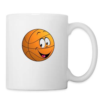 ballon basket enfant - Mug blanc - blanc - Droite