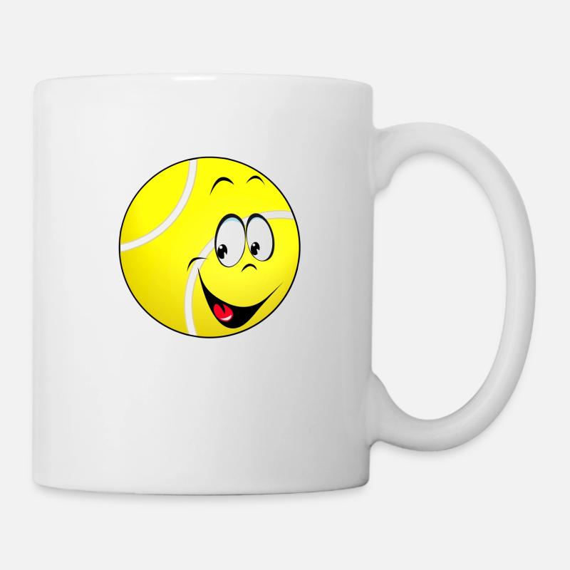 balle tennis enfant - Mug blanc - blanc