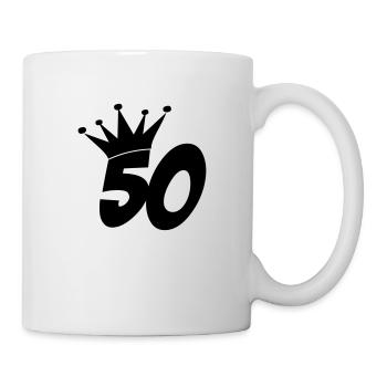50 - Tasse - Weiß - Rechts
