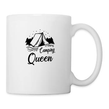 Camping Queen - Mug blanc - blanc - Droite