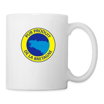 Pur Produit de la Bretagne - Mug blanc - blanc - Droite
