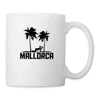Majorca Palms Sun holidays - Mug - white - Right