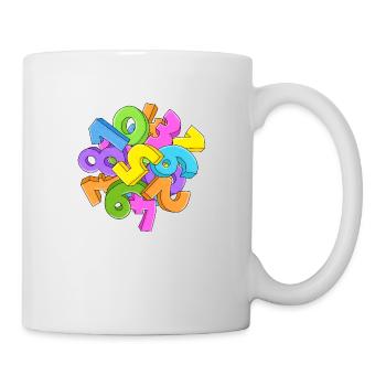 numbers - Mug - white - Right