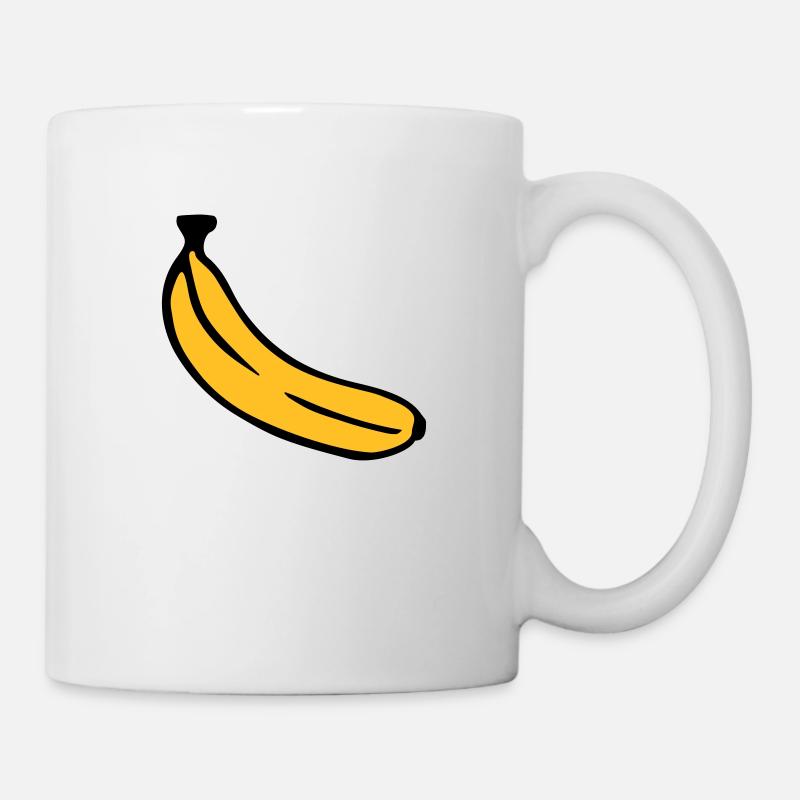 Banane - Mug blanc - blanc