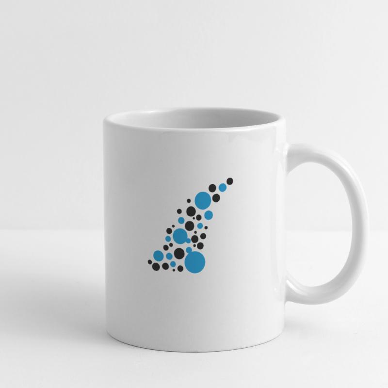 Circle points pattern design Mug