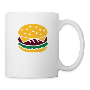 Burger - Mug blanc - blanc - Droite