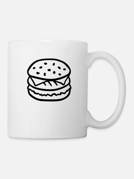 Burger - Mug - white