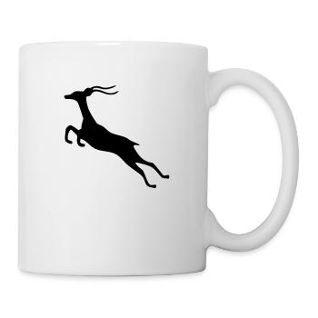 gazelle drawing animal gazelle springbok wild safa - Mug - white - Right