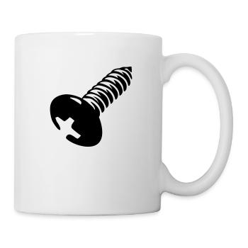 schraube - Tasse - Weiß - Rechts