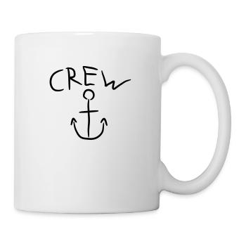 Crew Anchor Comic Logo - Mug - white - Right