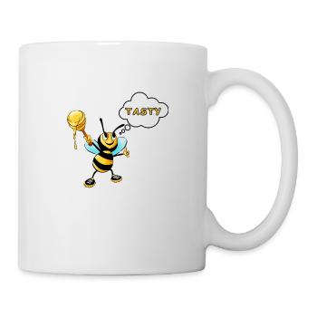 abeille domestique - Mug blanc - blanc - Droite