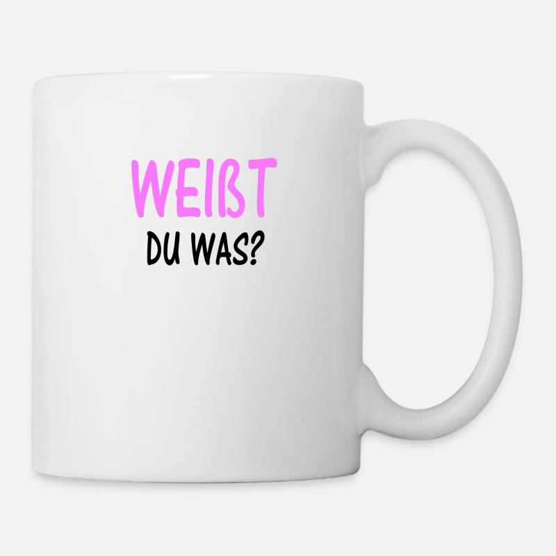 weißt du was? Große Schwester Geschenk - Tasse - Weiß