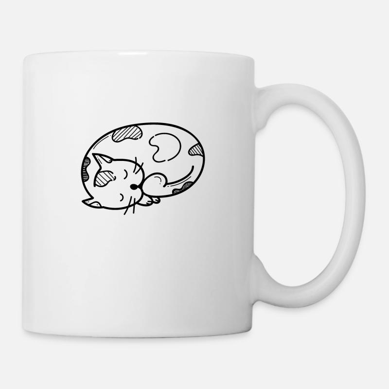Cat Cat lady Kitten Kitty Kitty meow - Mug - white