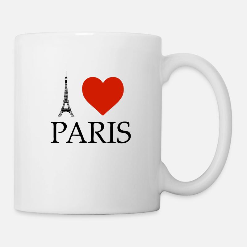 I-love-Paris - Mug blanc - blanc