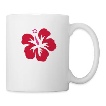 hawaii_blume - Tasse - Weiß - Rechts